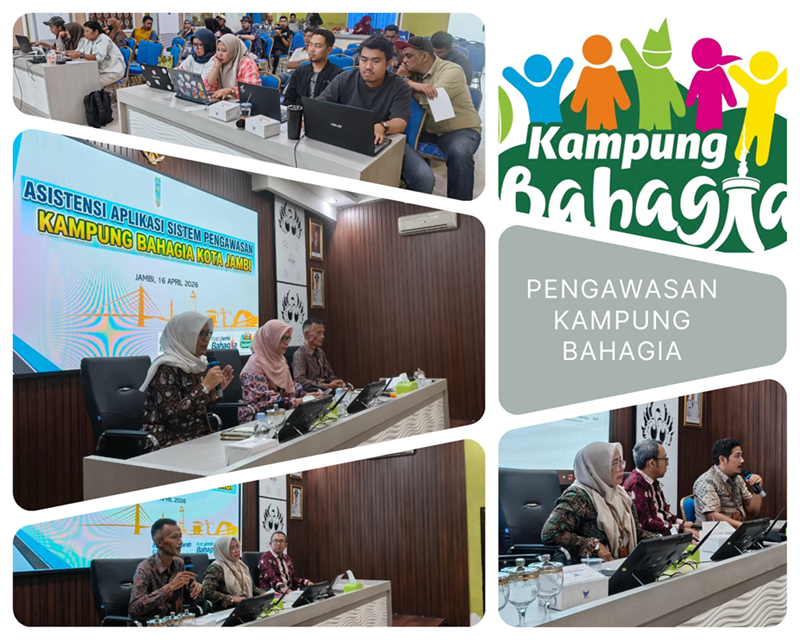 Inspektur Daerah melaksanakan Asistensi Penggunaan Aplikasi Pengawasan Kampung Bahagia